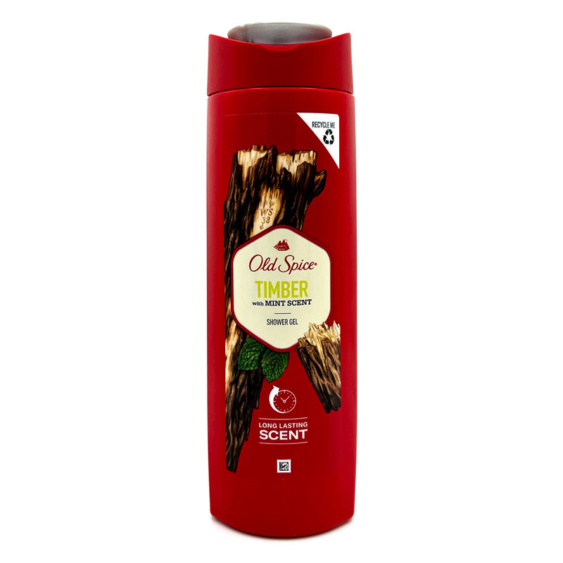 شامپو بدن الد اسپایس مدل TIMBER with MINT SCENT حجم 250 میلی لیتر