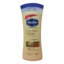 لوسیون بدن Vaseline سری Intensive Care مدل Dry Skin Repair مناسب پوست خیلی خشک حجم 400 میل