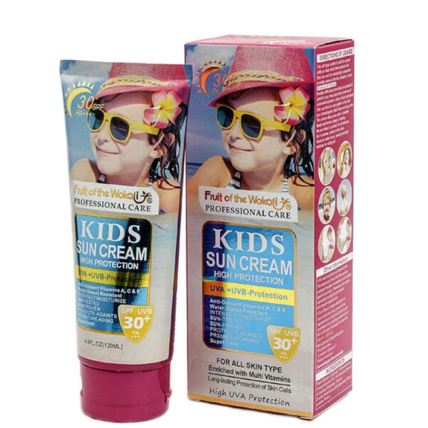 کرم ضد آفتاب کودک وکالی spf30 حجم 130 میل