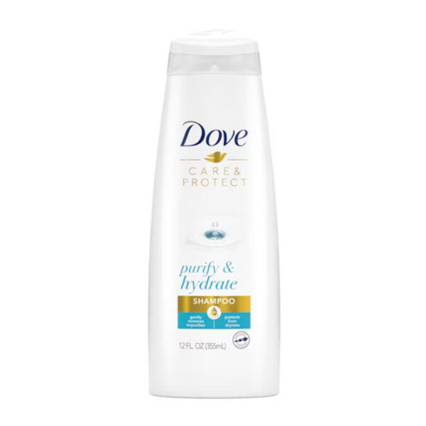 شامپو داو DOVE مدل purity & hydrate حجم 355 میل