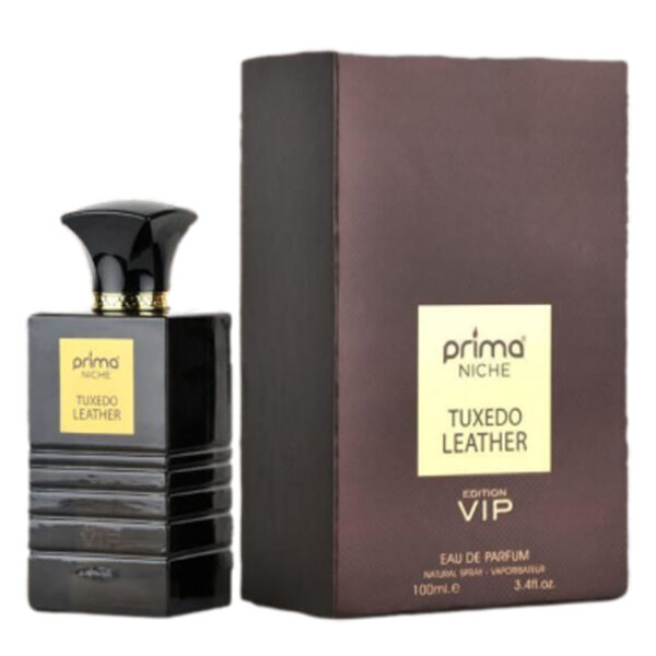 ادوپرفیوم پریما نیشه مدل tuxedo leather حجم 100 میل