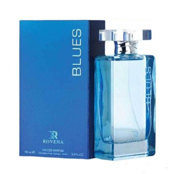 عطر مردانه روونا (Rovena) مدل بلو (BLUES) حجم ۱۰۰ میلی لیتر