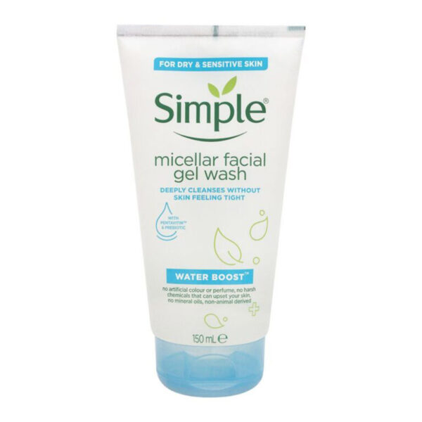 ژل شستشوی صورت سیمپل مدل Micellar حجم 150 میل