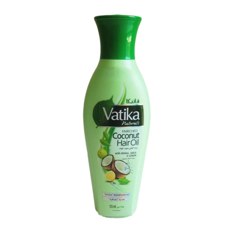 روغن واتیکا VATIKA مدل enriched coconut حجم 125میلی لیتر