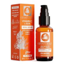 سرم صورت آز نچرال  مدل Vitamin C +AHA  حجم 30 میل