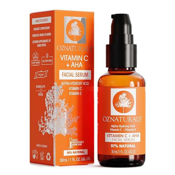 سرم صورت آز نچرال مدل Vitamin C +AHA حجم 30 میل