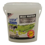 صابون حمام روشن کننده پوست لیزر وایت مدل Milk Protein وزن 450 گرم