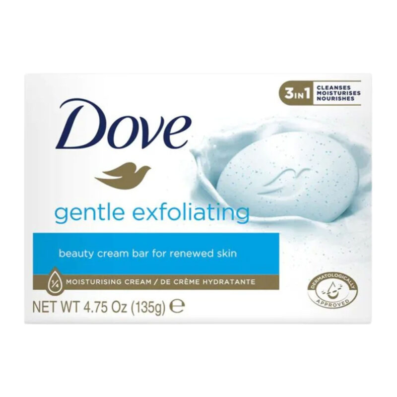 صابون  لایه بردار ملایم پوست داو Gentle Exfoliating وزن 135 گرم