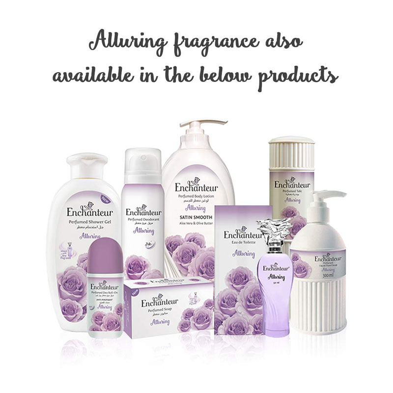 پودر خوشبو کننده بدن اینچانتر مدل alluring وزن 125 گرم