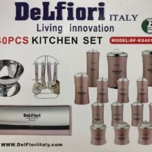 سرویس جا ادویه ای 40 پارچه استیل DeLfiori مدل DF-KS401